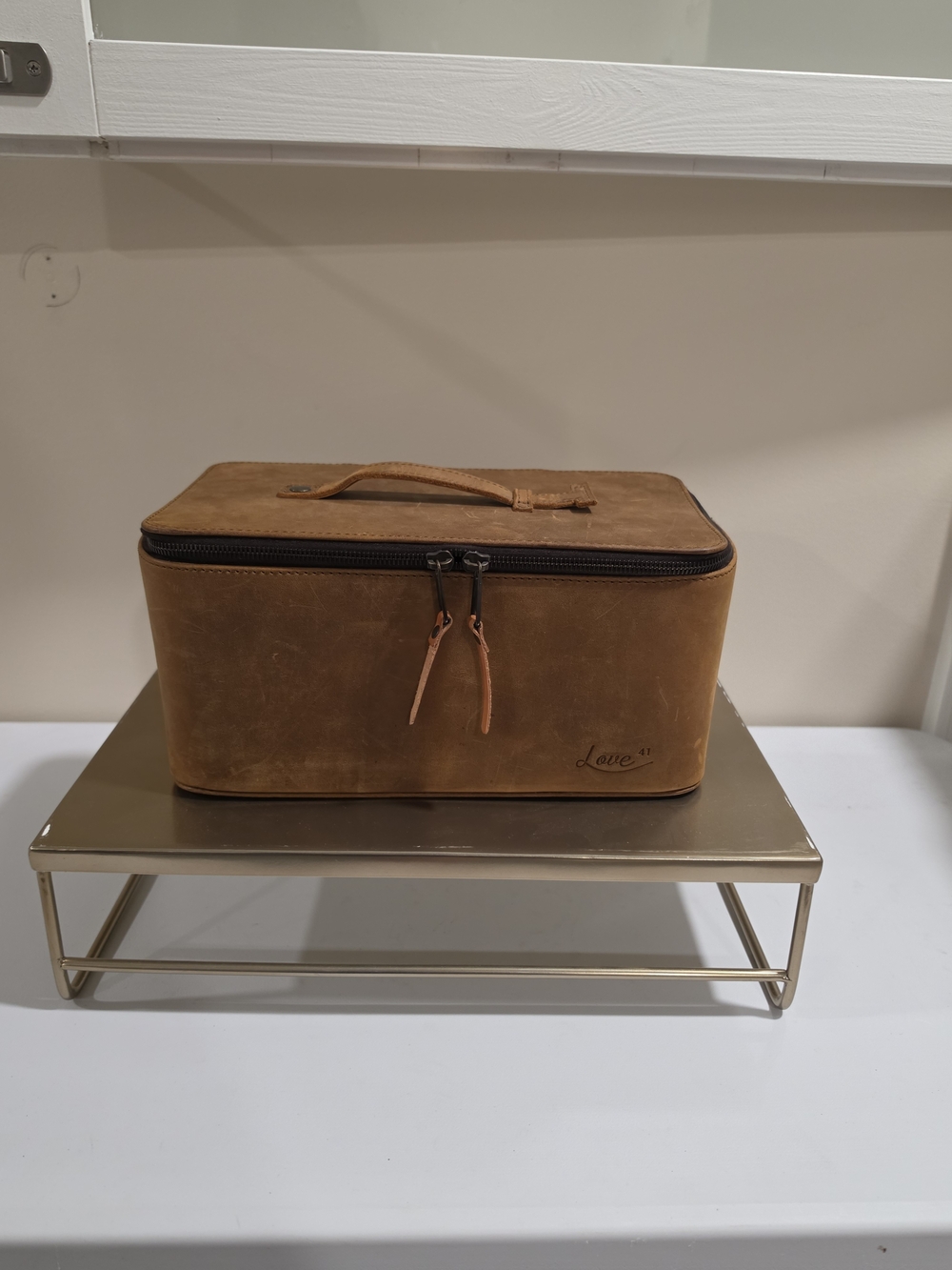 Love 41 Train Case - Tobacco